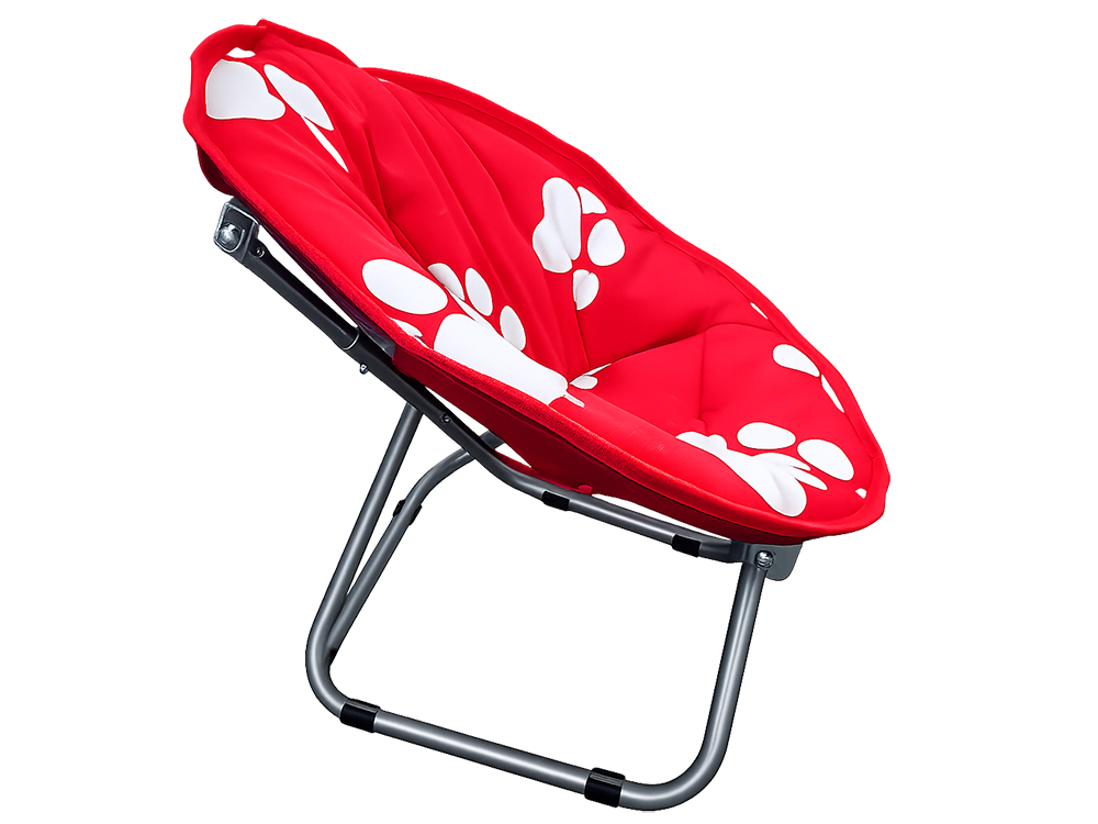Kinder Moon Chair faltbar Campingstuhl Gartenstuhl Kinderstuhl Rot