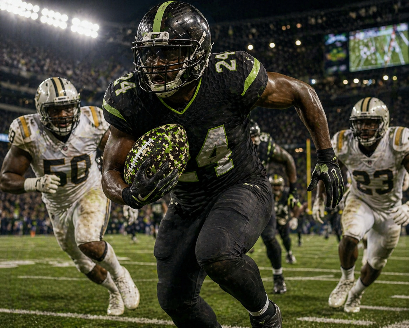 American Football Größe 9 Trainingsball Gummi griffig Freizeit Outdoor