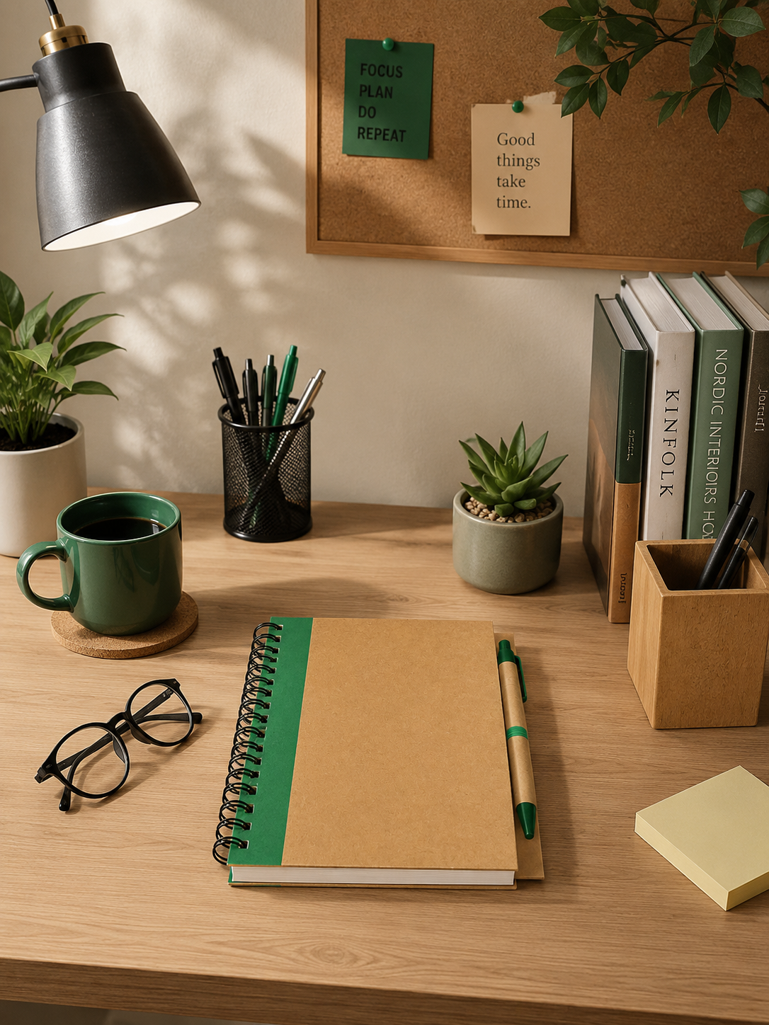 Notizbuch mit Stift Journal Büro Schule Notizblock Geschenk