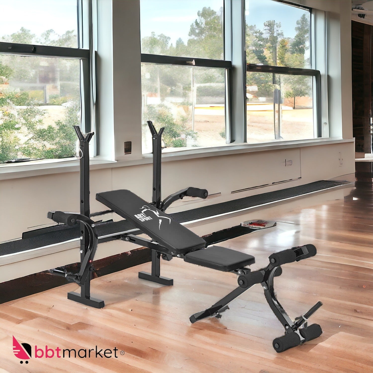 Weight bench adjustable negative bench fitness equipment abdominal trainer back trainer new