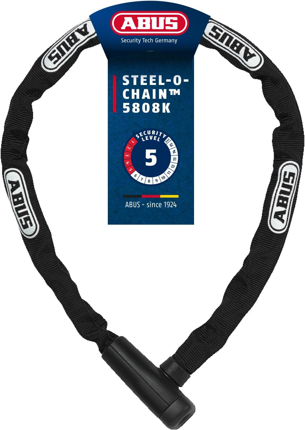 ABUS Fahrradschloss Kettenschloss aus Stahl – Sicherer Schutz für Fahrräder