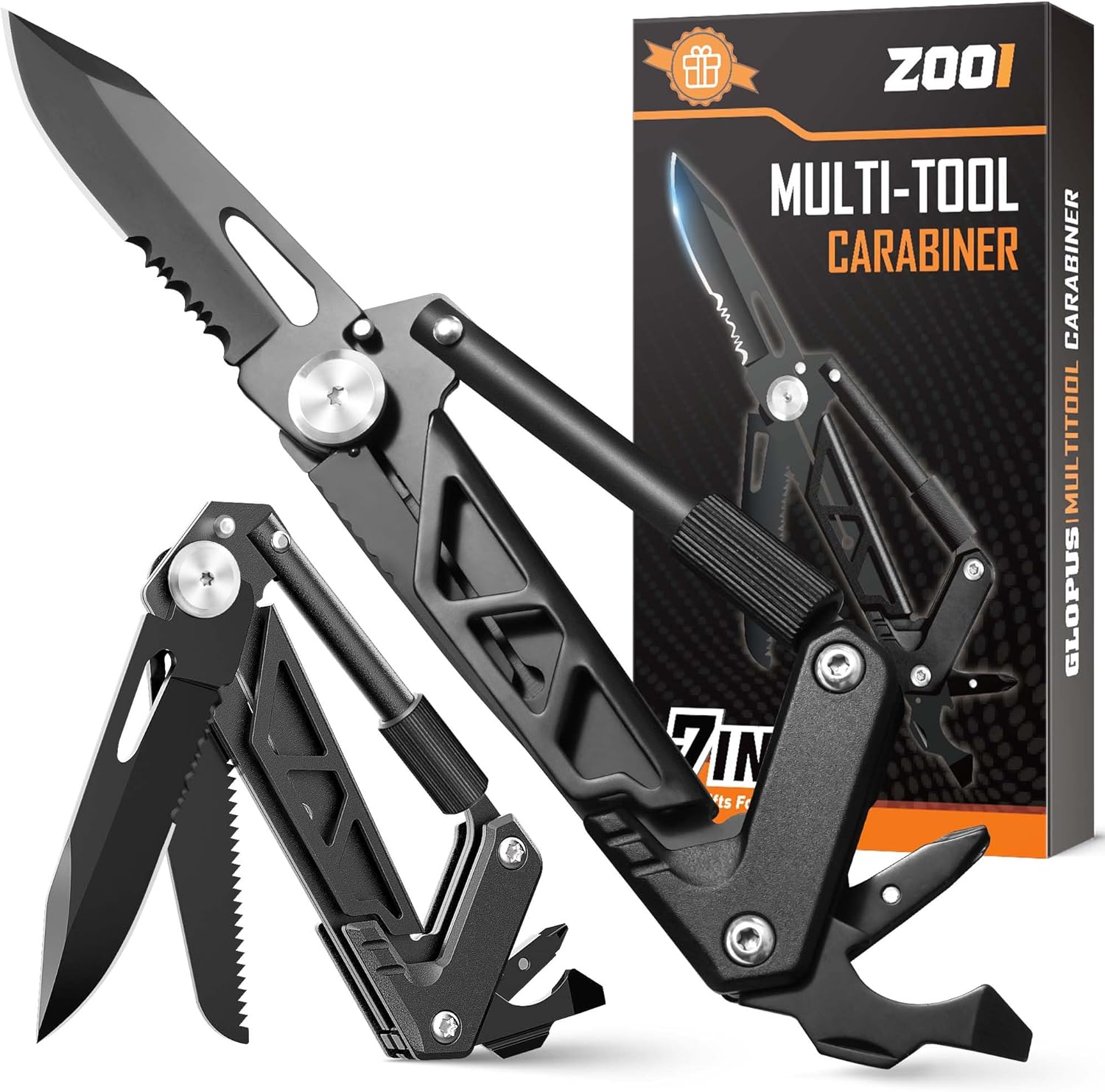 7 in 1 Multitool Zange Messer Schere Säge Taschenmesser Multifunktionswerkzeug