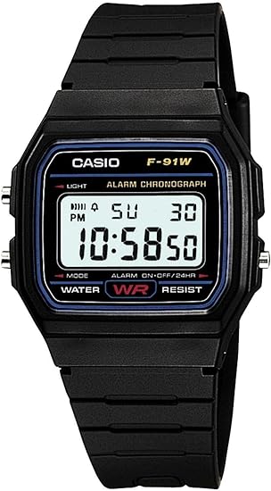 Casio Collection Unisex Digital Armbanduhr F-91W