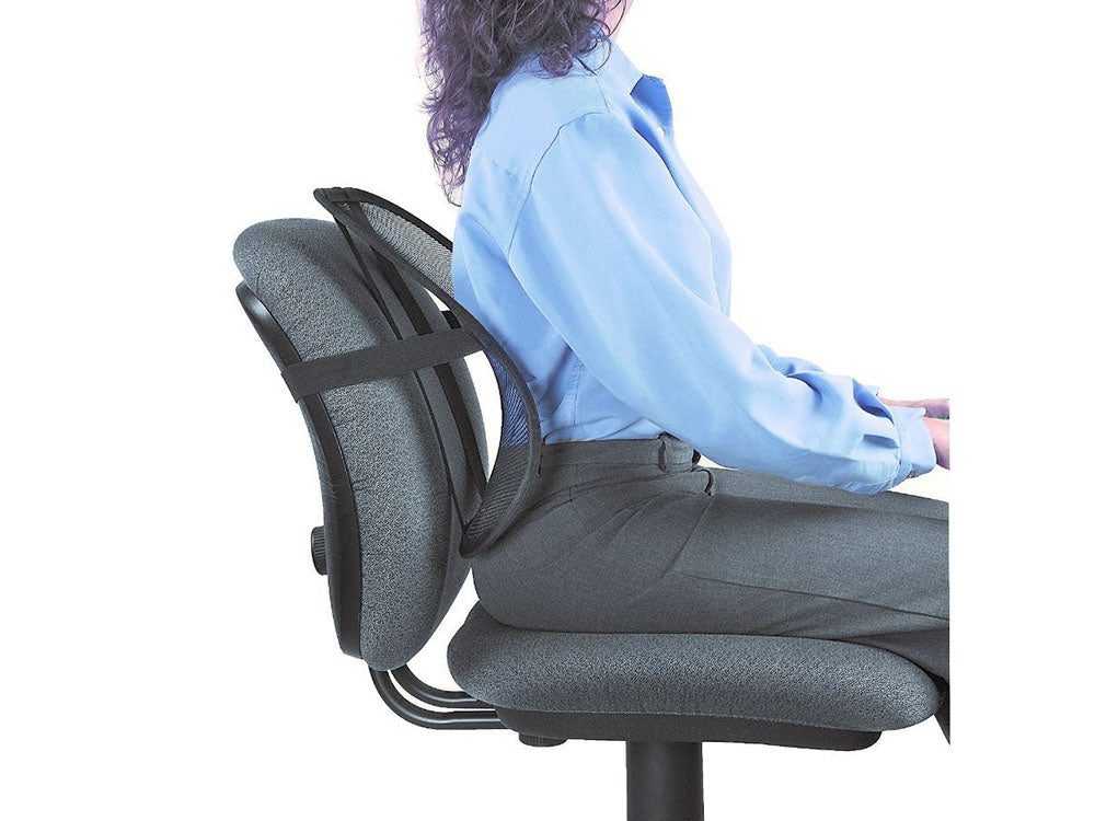 Ergonomische Rückenstütze für Bürostuhl & Autositz – Lendenwirbelstütze Rückenlehne - Orthopädische Rückenstütze mit Massagefunktion – Ergonomisches Mesh für Stuhl & Auto 5901785363272