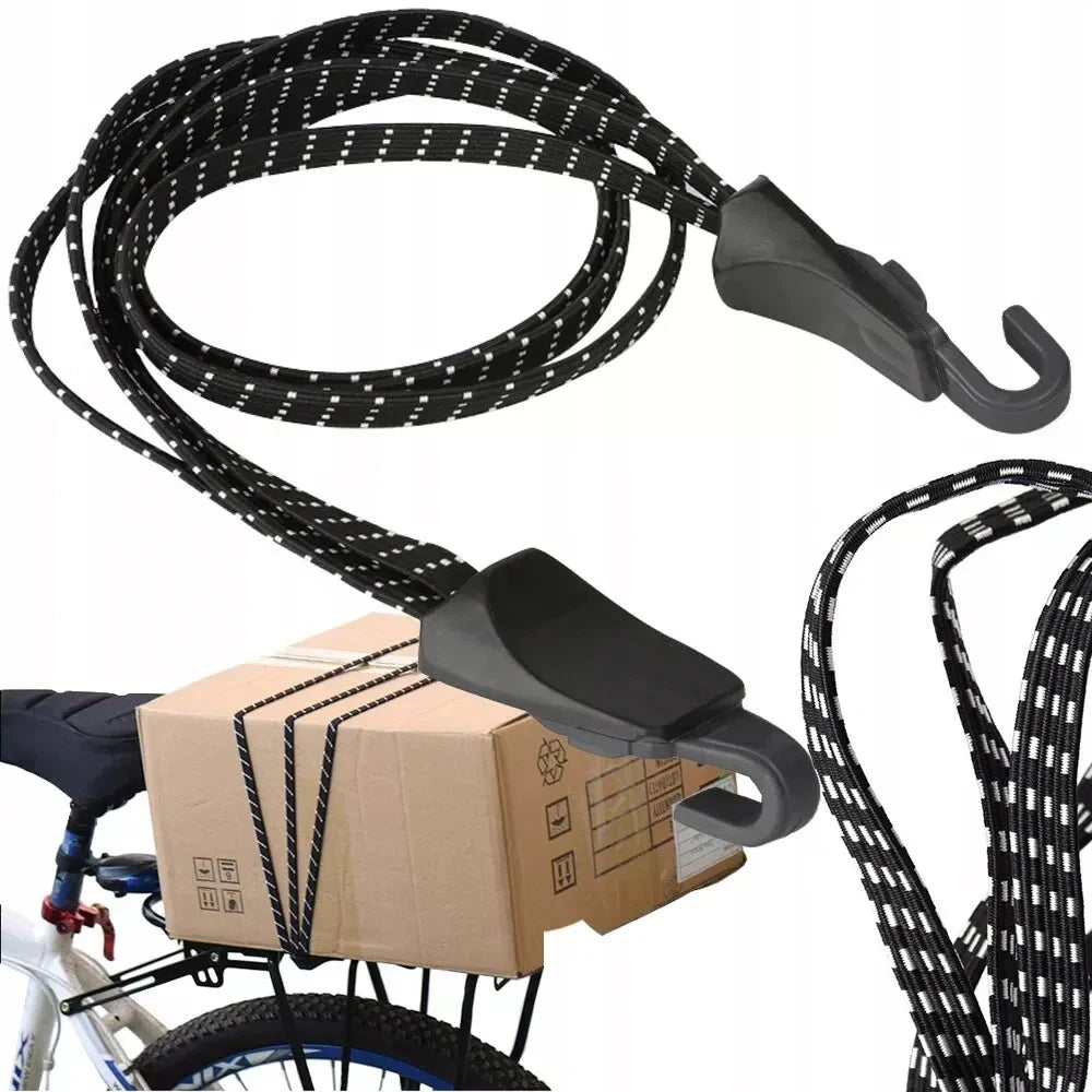Fahrrad Gepäckspanner 60 cm – Spanngummi mit Metallhaken für Fahrrad