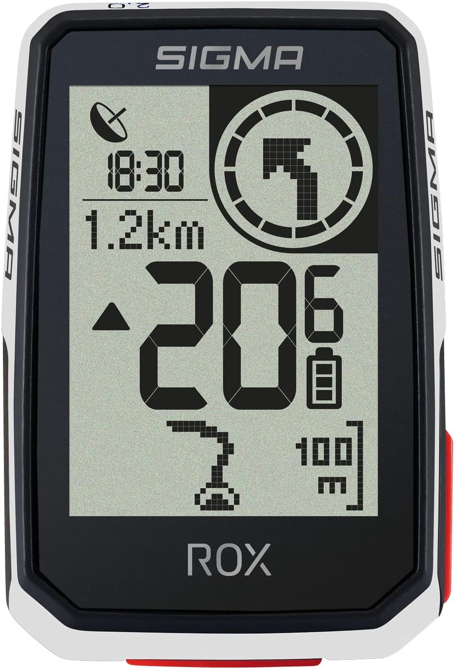 fahrradcomputer gps navi Sigma ROX 2.0 Fahrrad-Navi Fahrrad GPS, GLONASS, spritzwassergeschützt