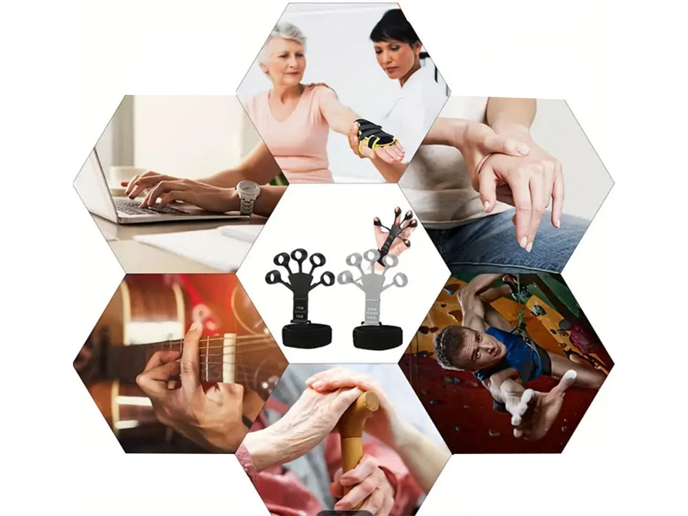 Fingertrainer & Handtrainer – Griffkrafttrainer für Finger, Hand und Unterarm beim Fitness-Training