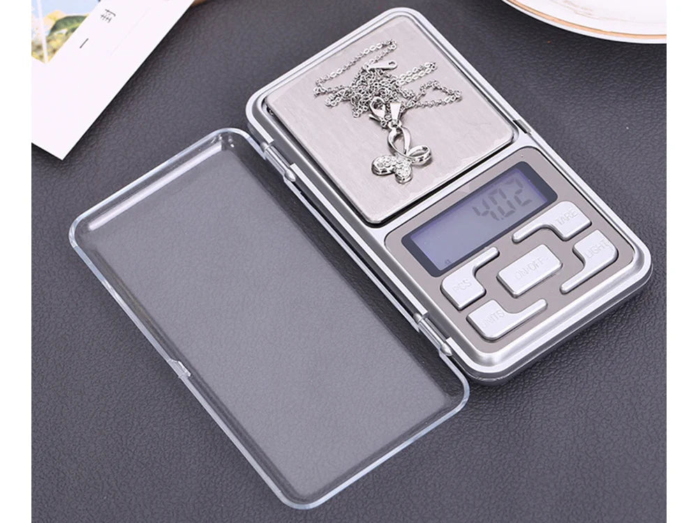 Digitale Feinwaage 0,1g bis 500g – Präzisionswaage Taschenwaage mit LCD Display