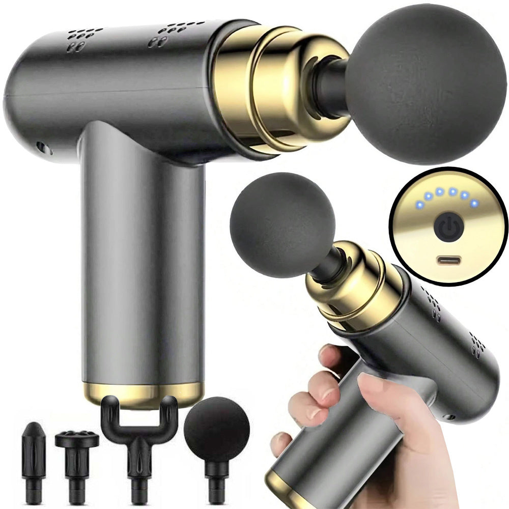 Mini Massagepistole mit 6 Stufen – Elektrisches Muskel Massagegerät USB-C