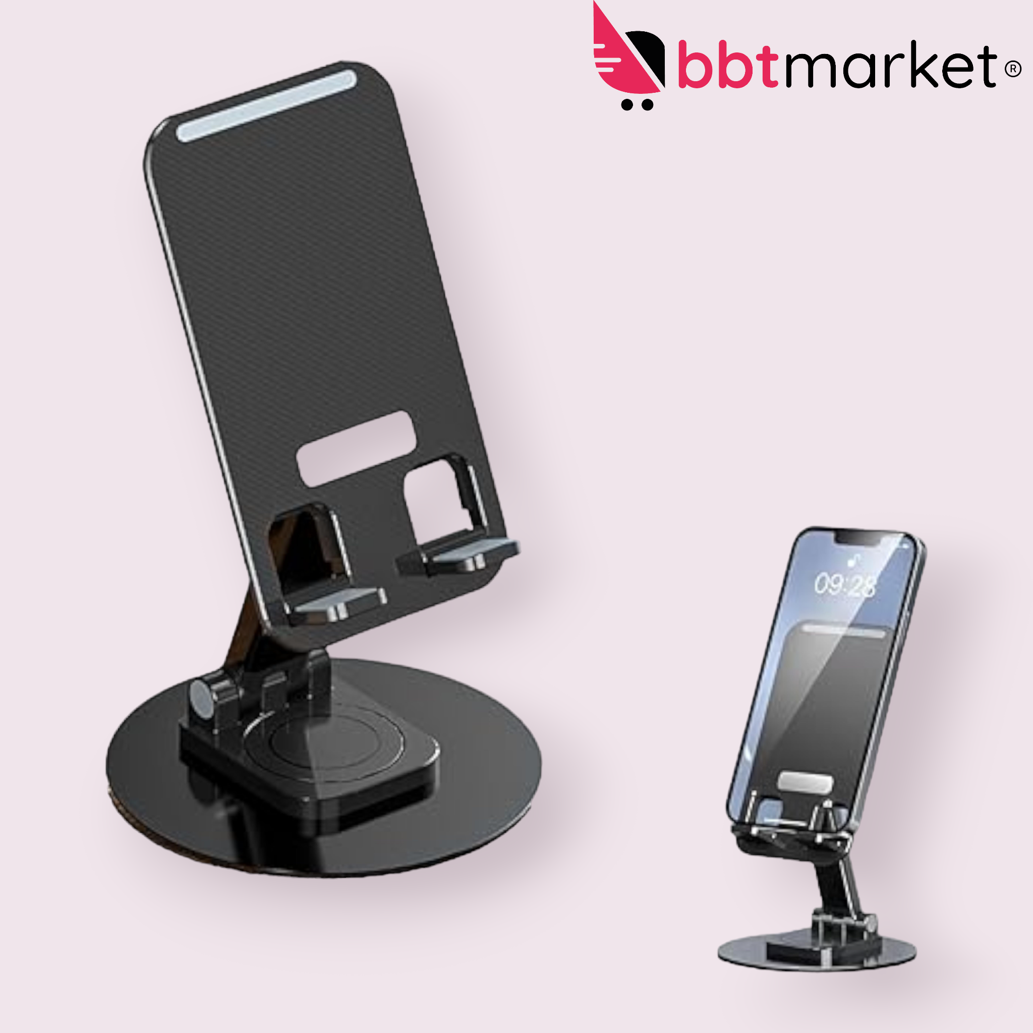 Universal Smartphone Handy Halter Ständer Halterung Verstellbar Stativ Klappbar