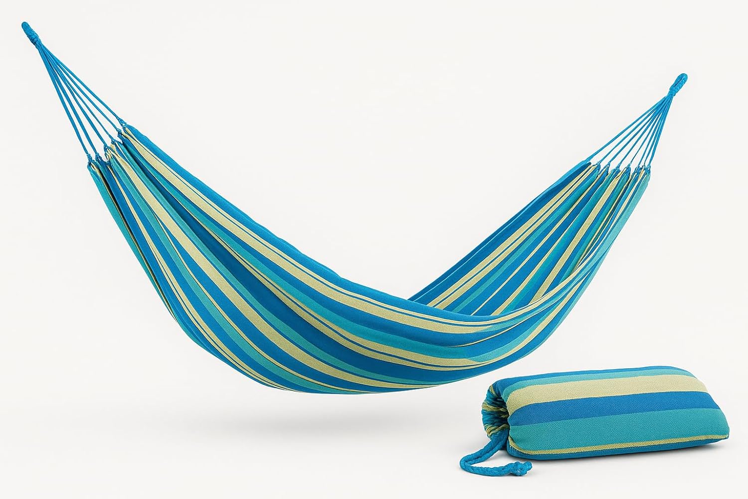 hängematte für 1 person Baumwoll-Hängematte 200x80cm – Gartenhängematte für 1 Person inkl. Tra