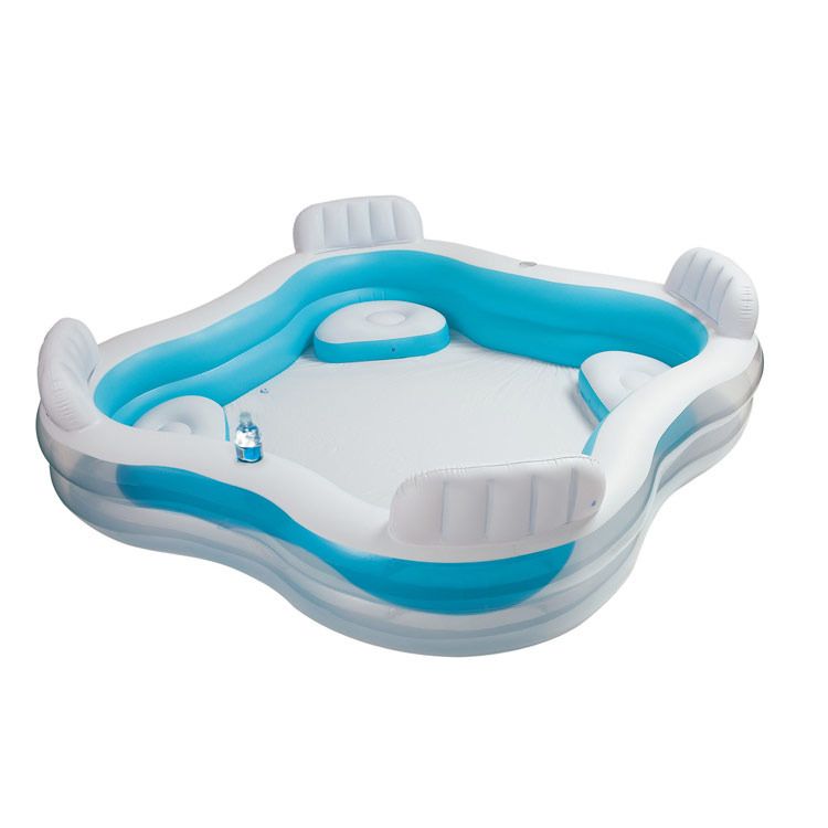 Intex 56475NP - Inflatable Swim Pool Center Family Lounge, 90 x 90 x 26 inches