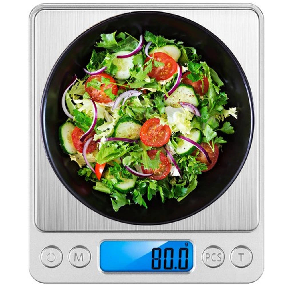 Digitale Küchenwaage 0,01g genau – Präzisionswaage mit LCD Display & Tara-Funktion für Küche, Schmuck & Labor
