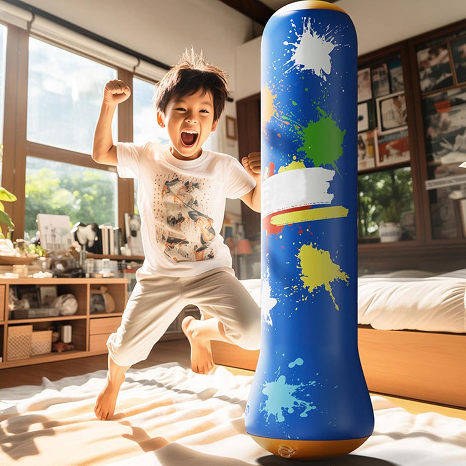 Aufblasbarer Kinder Boxsack mit Pumpe â Spiel, Bewegung & Selbstvertrauen