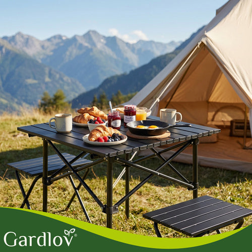 Klappbarer Campingtisch leicht stabil faltbar Gartentisch Outdoor mit Tragetasche 70 kg