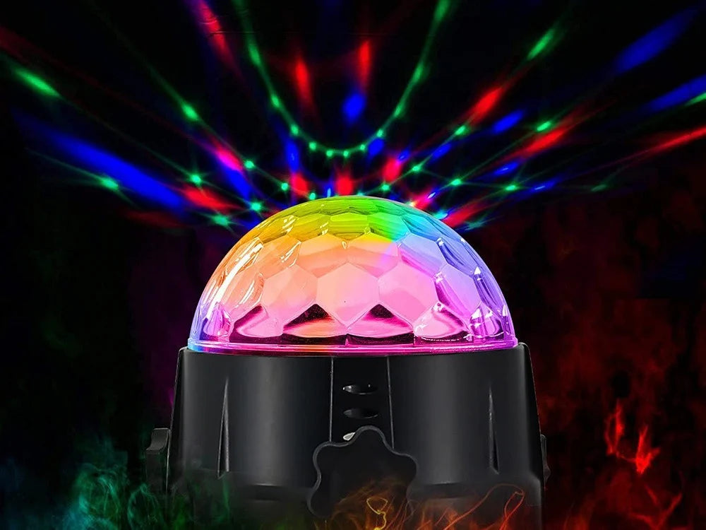 LED Discokugel Lichteffekt Magic RGB DJ Party lichtorgel Bühnenbeleuchtung
