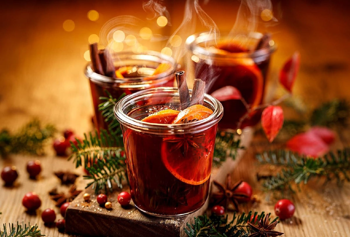 Meßmer Winterpunsch Früchtetee Glühwein Geschmack 20 Teebeutel Alkoholfrei Vegan