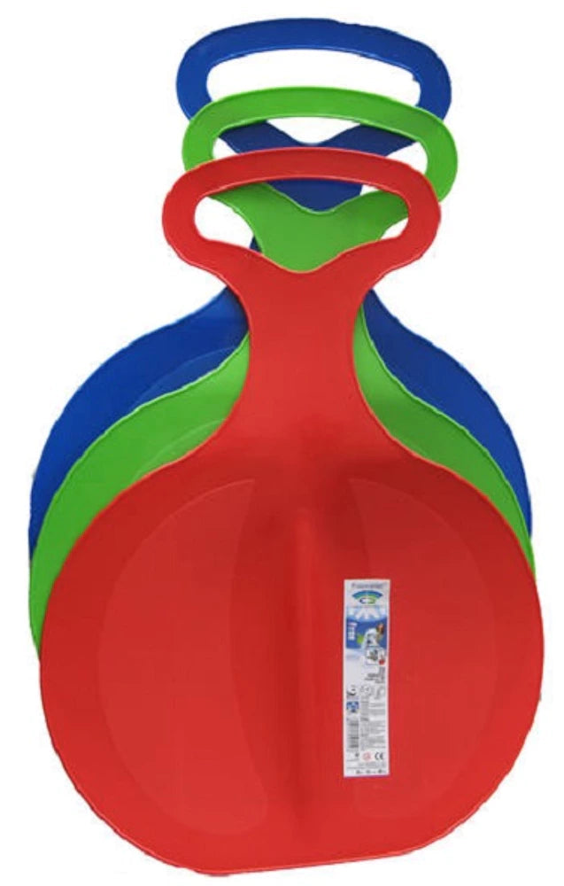 Poporutscher Schneerutscher mit Griff 33x46 cm – Leichter Schneeflitzer für Kinder