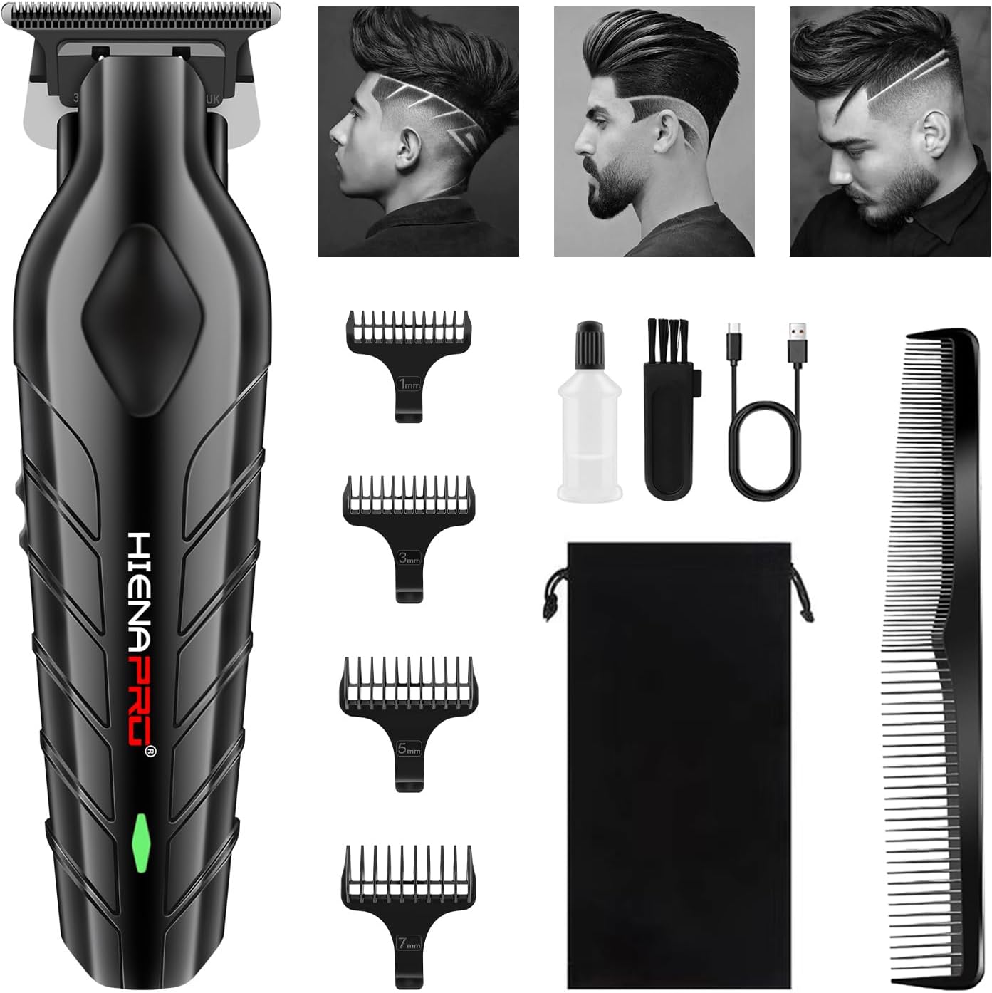 Men's Hair Clipper Electric Hair Clipper, Cordless, Long Hair Clipper