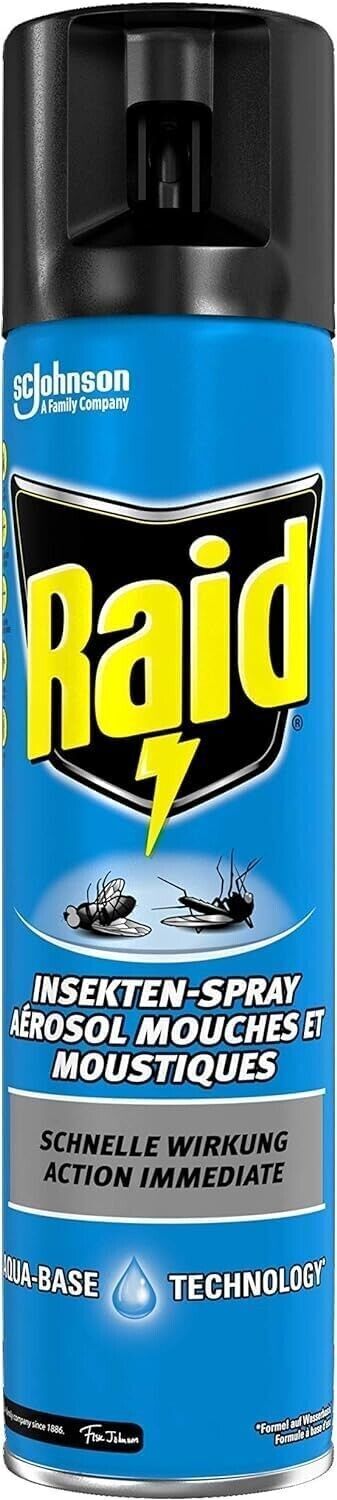 Raid Paral Insektenspray Mückenspray Mückenschutz Insektenschutz Fliegen 400 ml