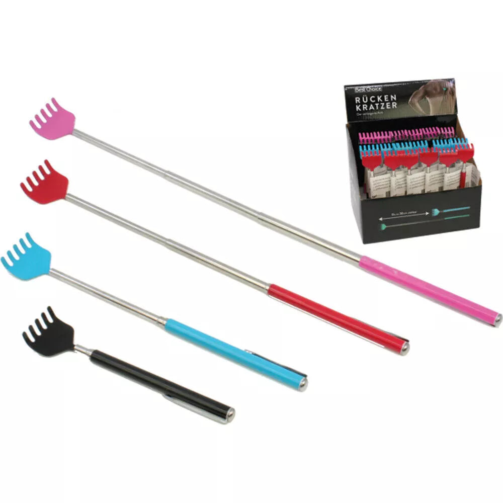 Rückenkratzer Ausziehbar Rücken Teleskop Edelstahl ausziehbar Reichweite
