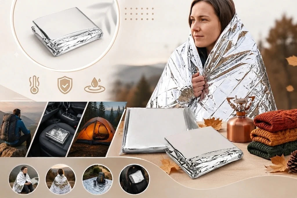 Rettungsdecke Thermodecke Notfalldecke 160x210 cm Erste Hilfe Outdoor Survival