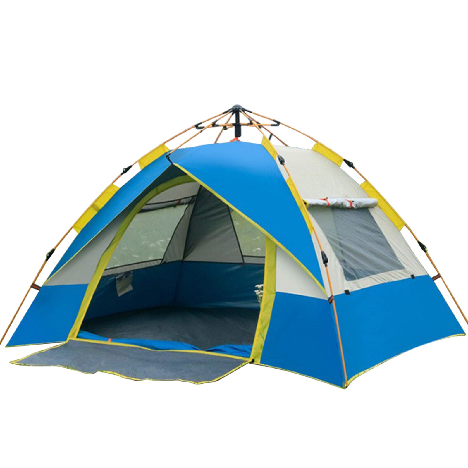 Pop-Up Campingzelt Familien-Zelt Mann Zelt Wurfzelt Festival-Zelt 3-4 Person neu