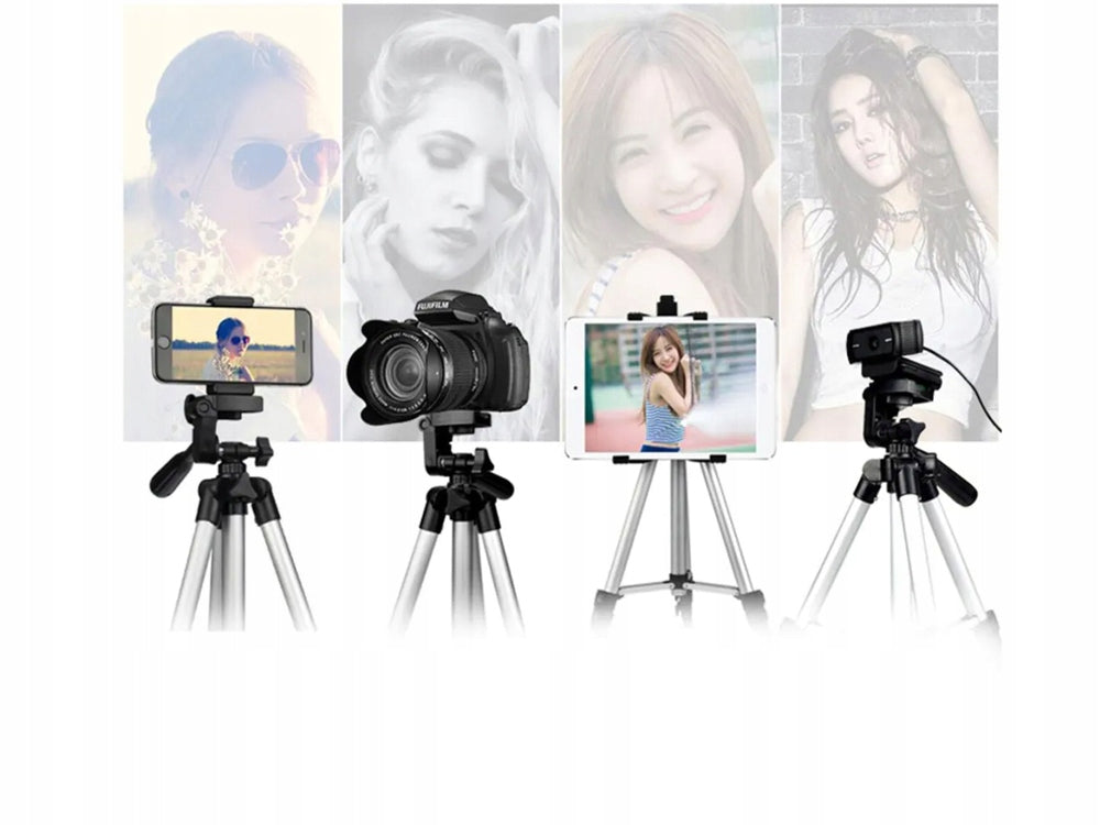 Handy Stativ Tripod mit Bluetooth Fernbedienung – 4in1 Smartphone Halter 100cm