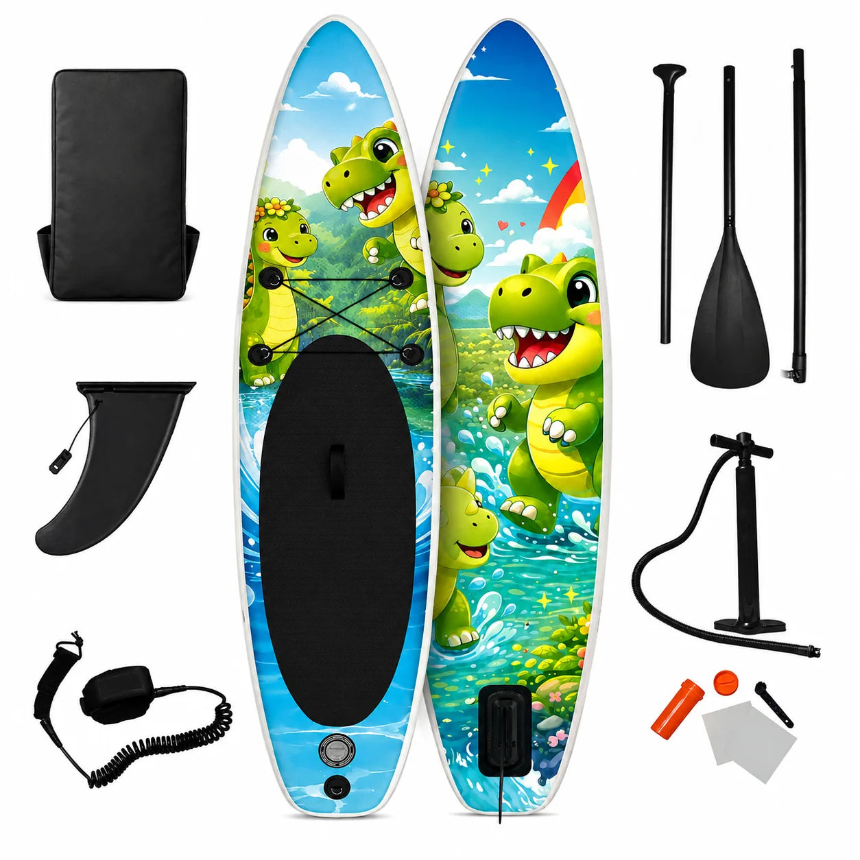 SUP Board Aufblasbar 305x81x15cm Stand Up Paddle Komplettset oder Zubehör