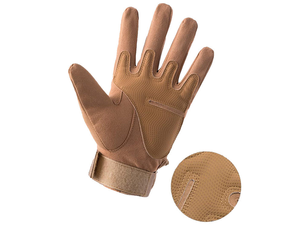 Taktische Thermo Handschuhe XL – Touchscreen, Militär, rutschfest, Khaki