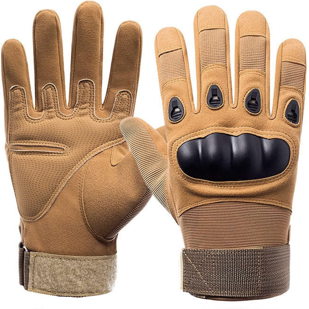 Taktische Thermo Handschuhe XL – Touchscreen, Militär, rutschfest, Khaki