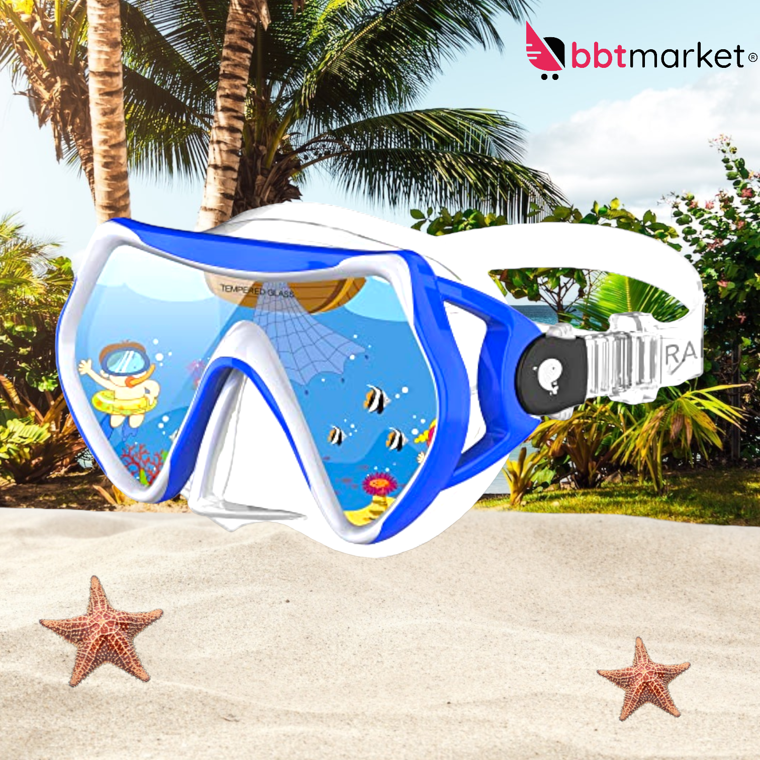 Taucherbrille Kinder Anti-Beschlag und Perfect Wasserdichte neu ovp