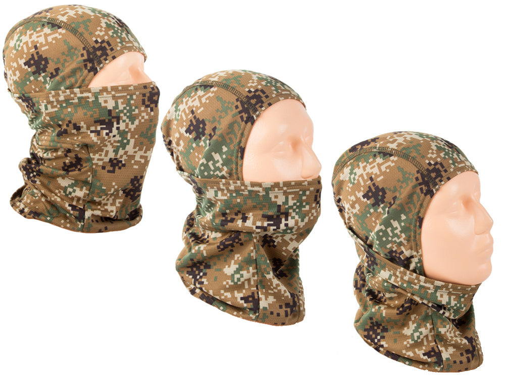 Thermoaktive Balaclava Moro Tactical – Atmungsaktive Militär Sturmhaube für Outdoor & Motorrad -