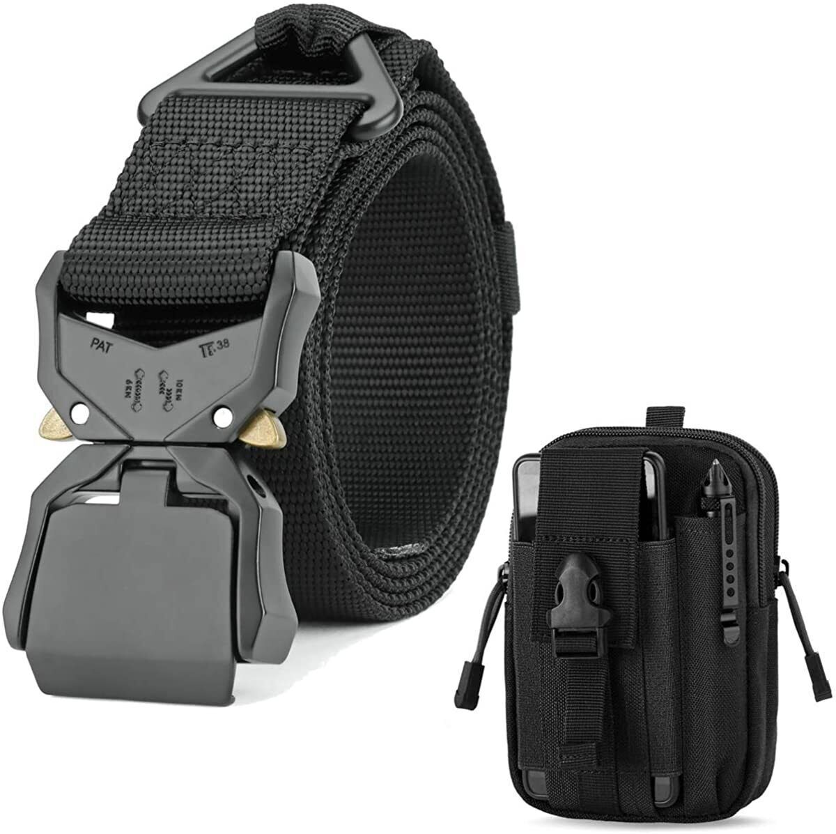 Men's Army Military Belt Tactical Belt Nylon Buckle NEW