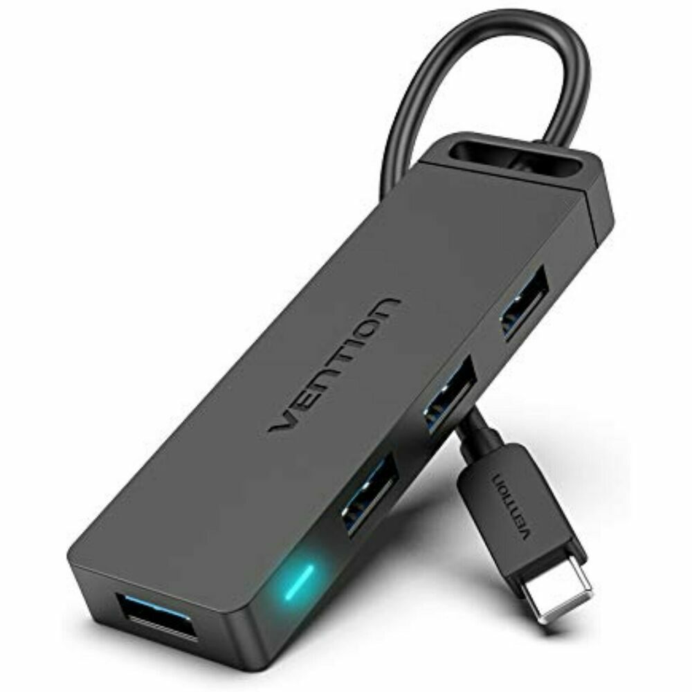 USB C-Hub-Adapter, USB 3.0-Daten-Hub-USB-Splitter vom Typ C mit 4 Anschlüssen
