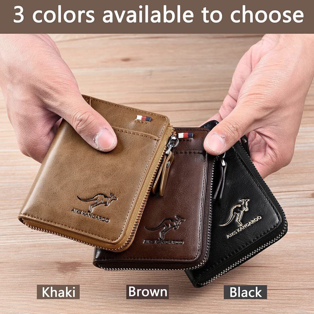 Durable waterproof multifunctional RFID blocking wallet