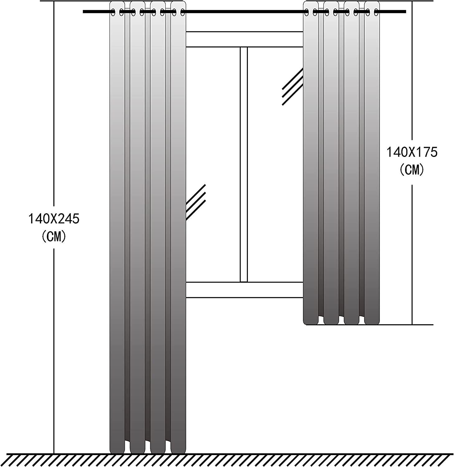 Verdunkelung Kräuselband Gardinen Blickdicht Vorhang Verdunkelung Transparent
