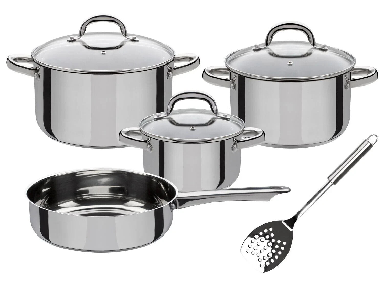 GSW Montreal stainless steel pot set in 6 sets - NEW