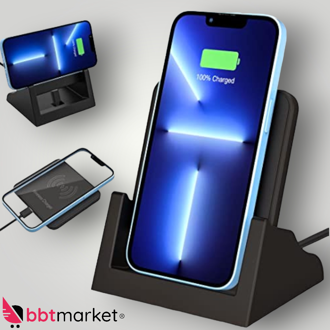 Wireless Charger Ladegerät Kabellos Ladestation 15W für iPhone Samsung Huawei