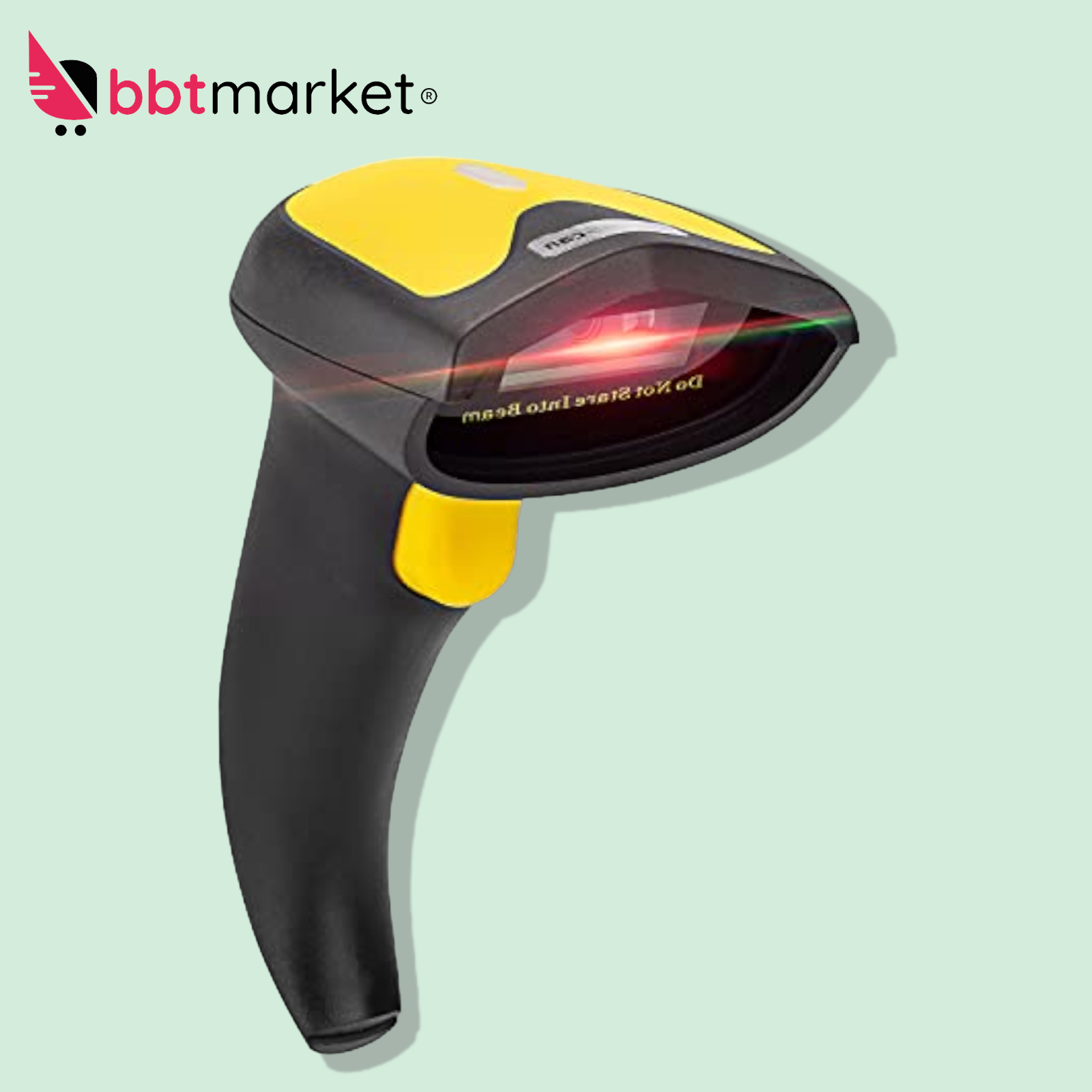 Barcode Scanner Bluetooth, kabelloser 1D Laser USB Barcode Leser, kompatibel