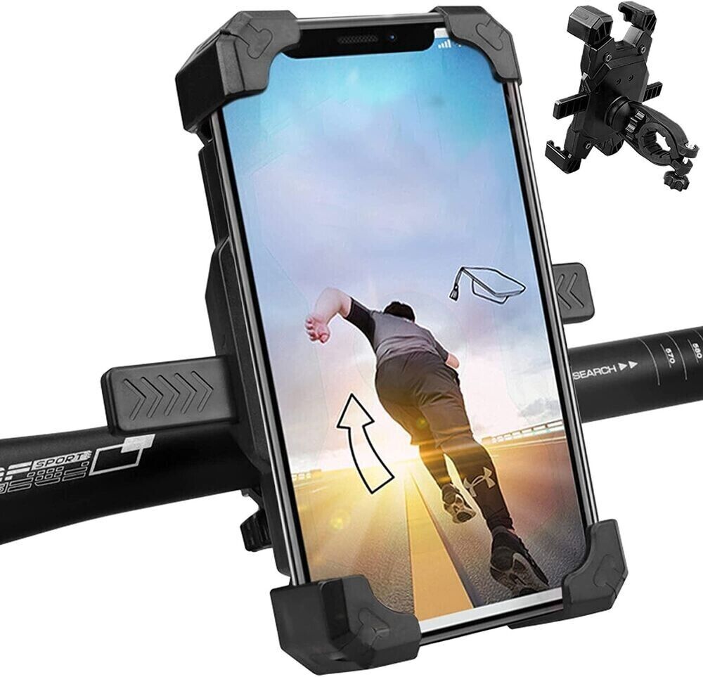 Handyhalter Fahrrad Universal Halterung Smartphone 360° Motorrad Lenker E-Bike