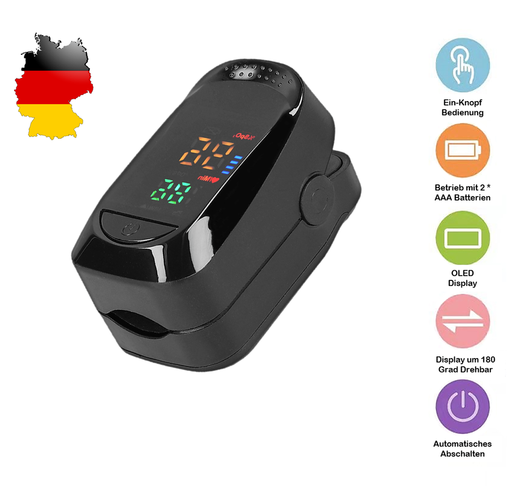 Pulse Oximeter Finger Oxygen Pulse SpO2 Meter Oximeter SpO-2 Pulse Oximeter