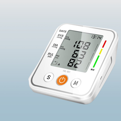 Digital blood pressure monitor, fully automatic pulse measurement with LCD display