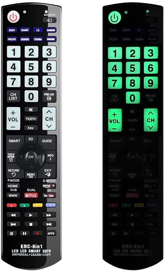 Universal-Fernbedienung für Panasonic,Samsung,LG,Sony,Toshiba,Sharp,Philips