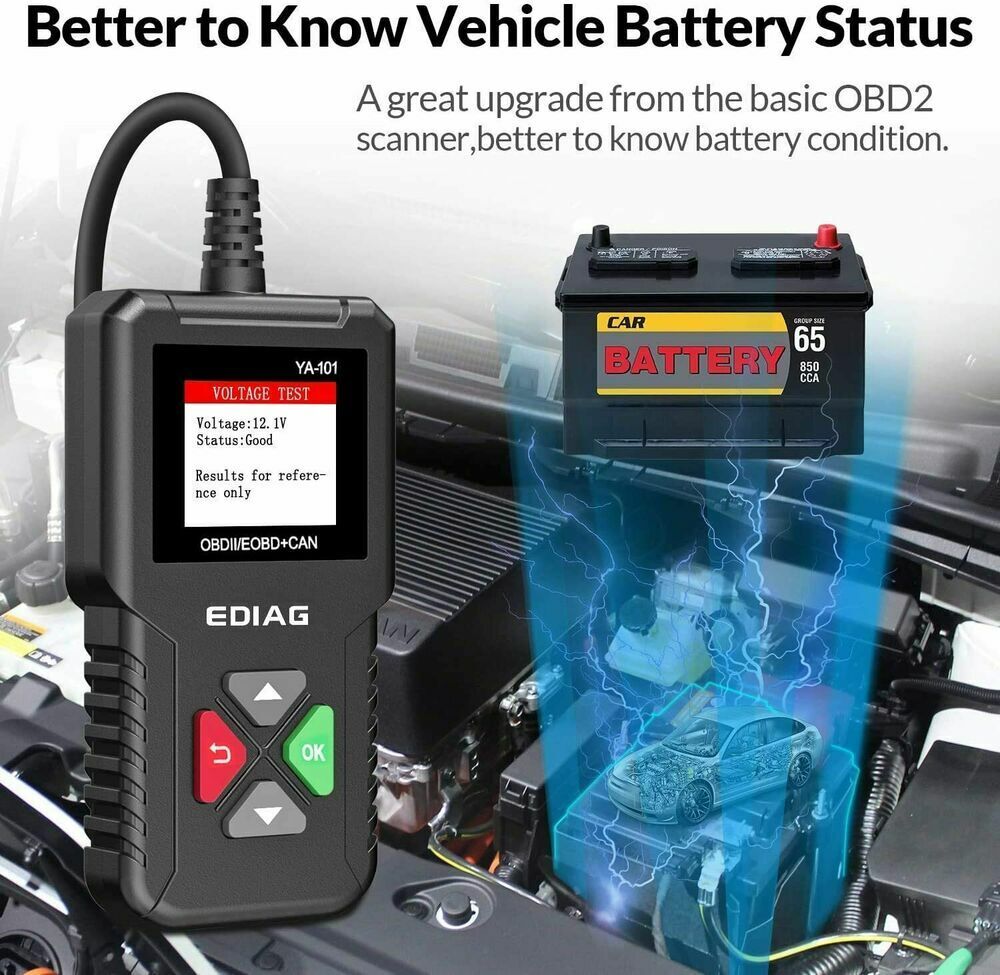 OBD2 Diagnosegerät Tool Auto KFZ EOBD Scanner Fehlerauslesegerät