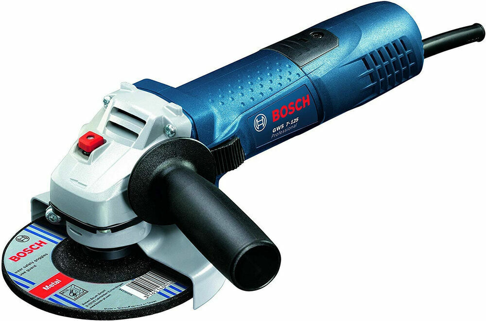 Bosch Professional Winkelschleifer GWS 7-125 – 720 Watt, 125 mm Scheibendurchmesser, Zusatzhandgriff & Zubehör – Kompakter Trennschleifer für präzises Arbeiten