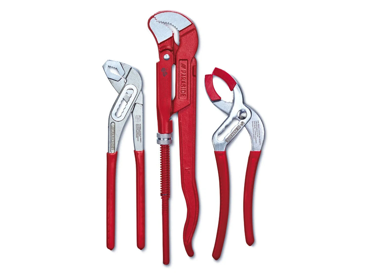 PARKSIDE® Corner Pipe Wrench / Plumbing Pliers Set NEW OVP