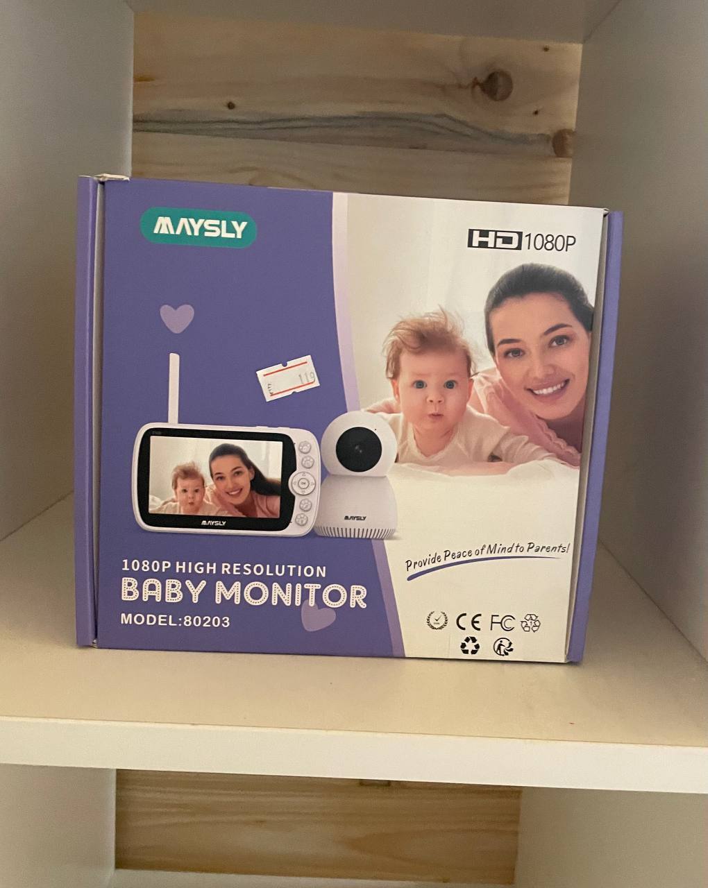 Video-Babyphone mit Kamera, 1080P Video Babyphone mit Kamera und Audio, 5,0"TFT