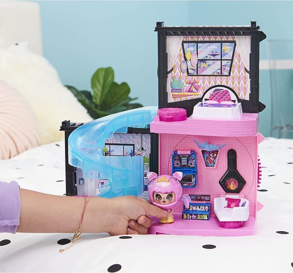 zum Verwandeln mit 6 Zimmern Zoobles Magic Mansion Traumhaus Rutsche geschenk