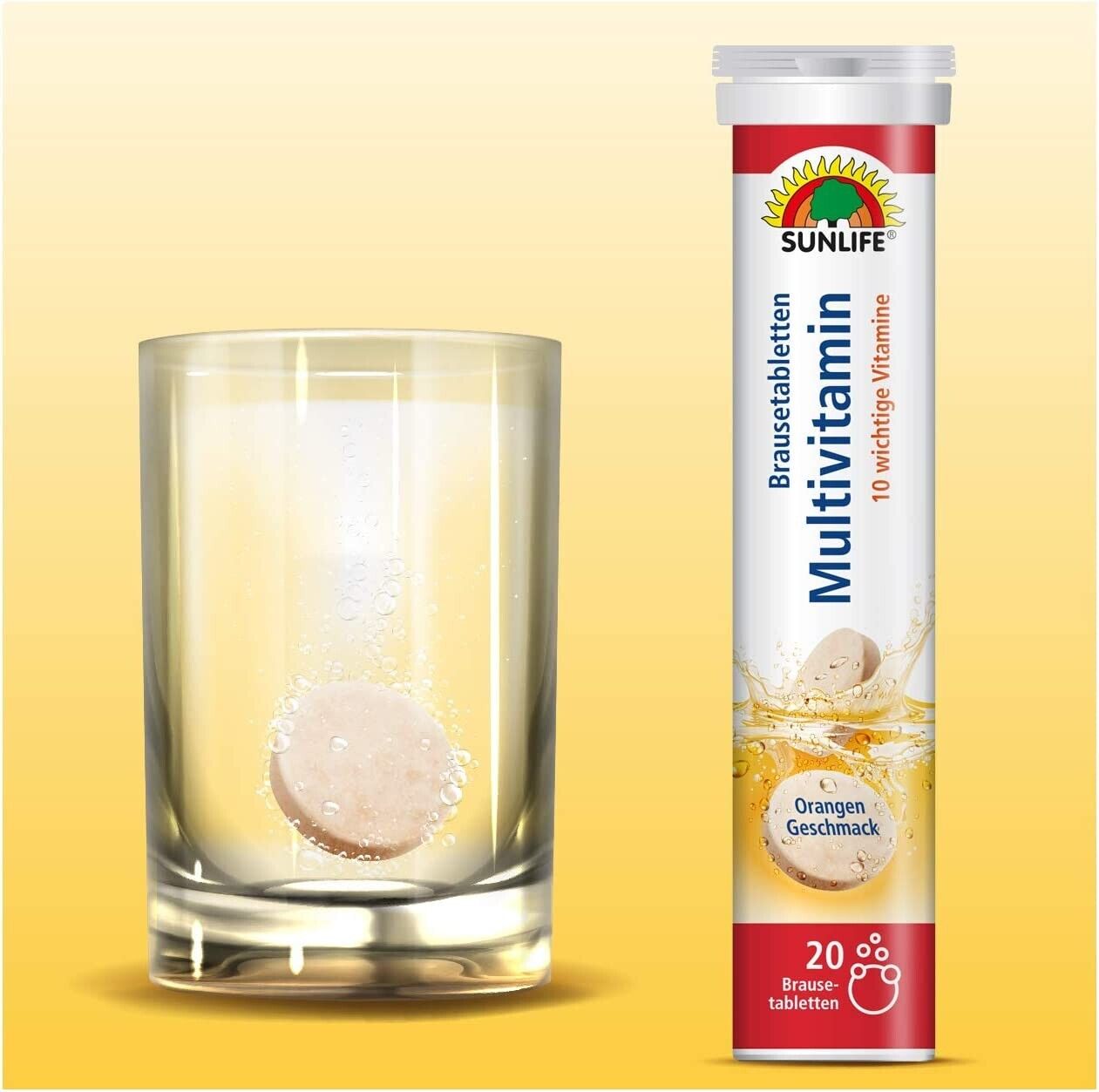 Sunlife Multivitamin Effervescent Tablets 3x20 Pieces 3-Pack Megapack
